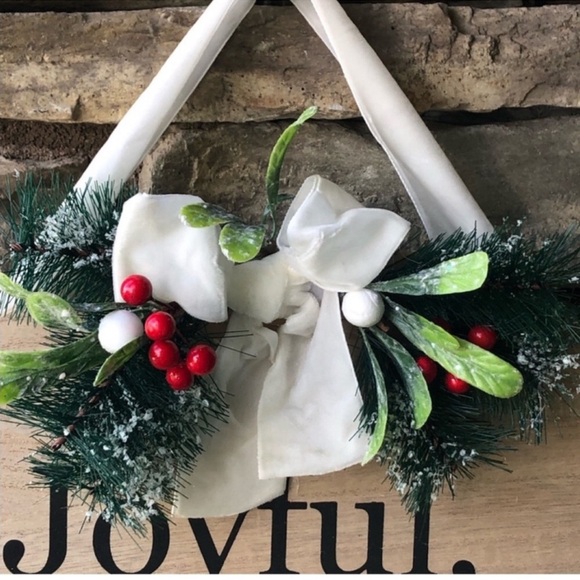 New!🌲”Joyful Merry & Blessed” Christmas Wood Wall Sign - Picture 4 of 6